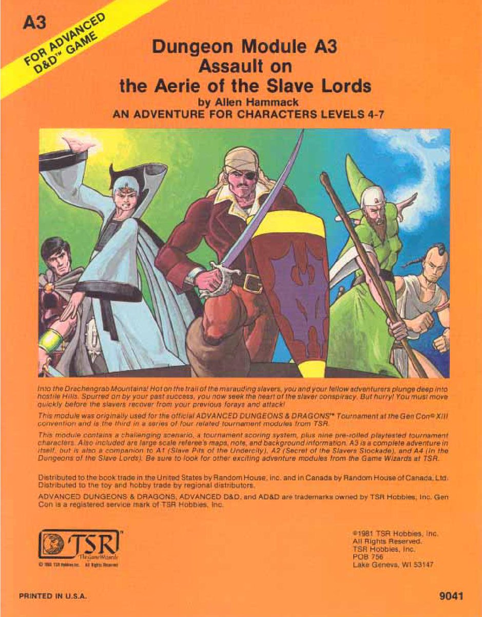 A_DungeonDelver's tweet image. Classic Module Art Appreciation Thread.
#dnd #adnd #ttrpgs #dungeonsanddragons #advanceddungeonsanddragons