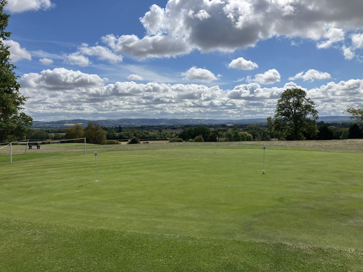 During the 6 months of March and August 2024 we had 19” of rain, during the same period this year we’ve had 5” with several heat waves!! Despite the lack of rainfall and extreme heat the greens <a href="/Tewkesburypark/">Tewkesbury Park</a> are looking and playing 👌