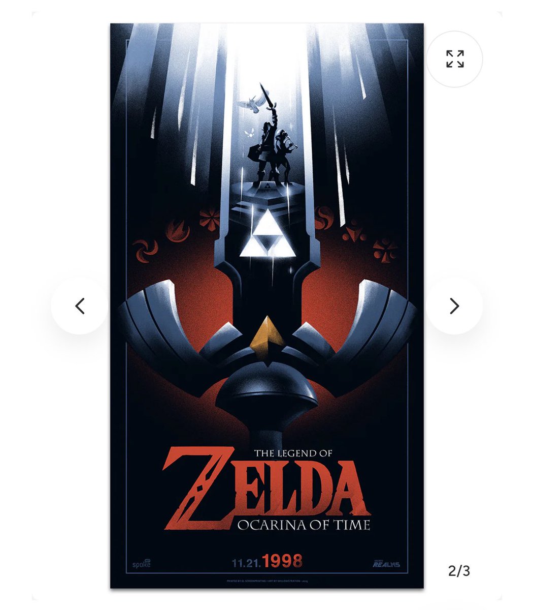 Now Available!! ‘Ocarina of Time’ regular and variant editions are up via Spoke Art Gallery. Get ‘em while they’re hot and as always thank you so much for the support! #zelda #thelegendofzelda #ocarinaoftime #screenprint #gameart