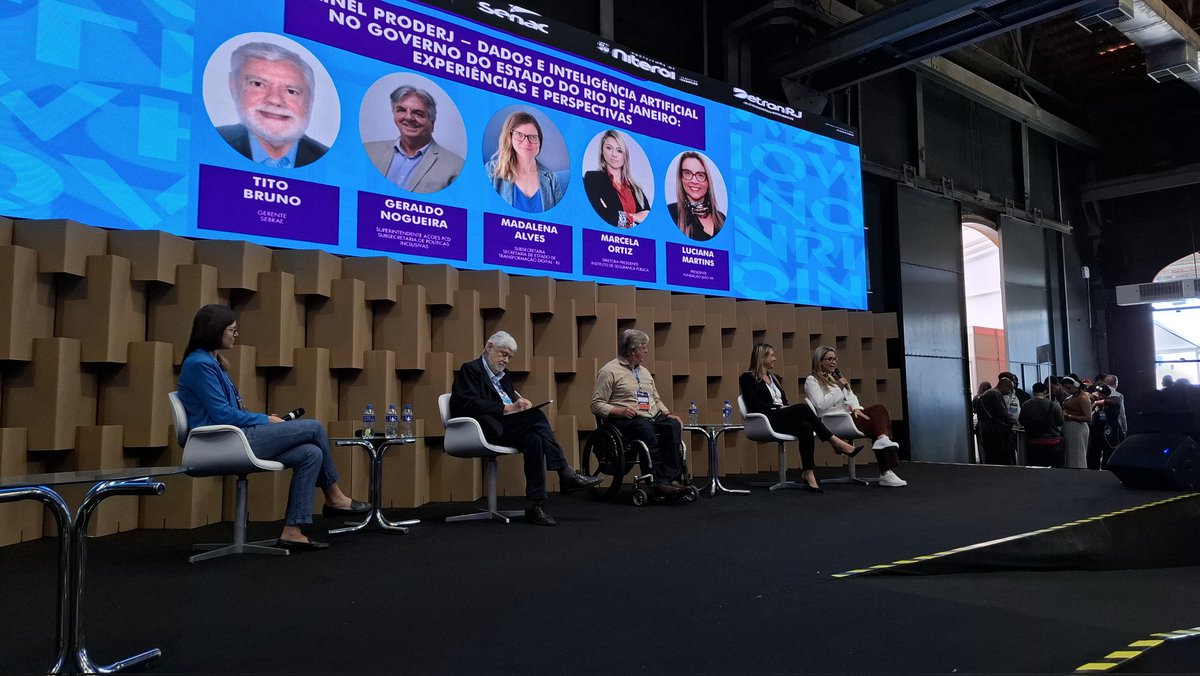 ISPRJ's tweet photo. Na ocasião, Marcela abordou o trabalho do instituto de segurança pública na função de assessoramento técnico e na produção de dados, e a importância da conectividade na era digital.

#SegurançaPública #ISP https://t.co/SLbL1Z67Dh