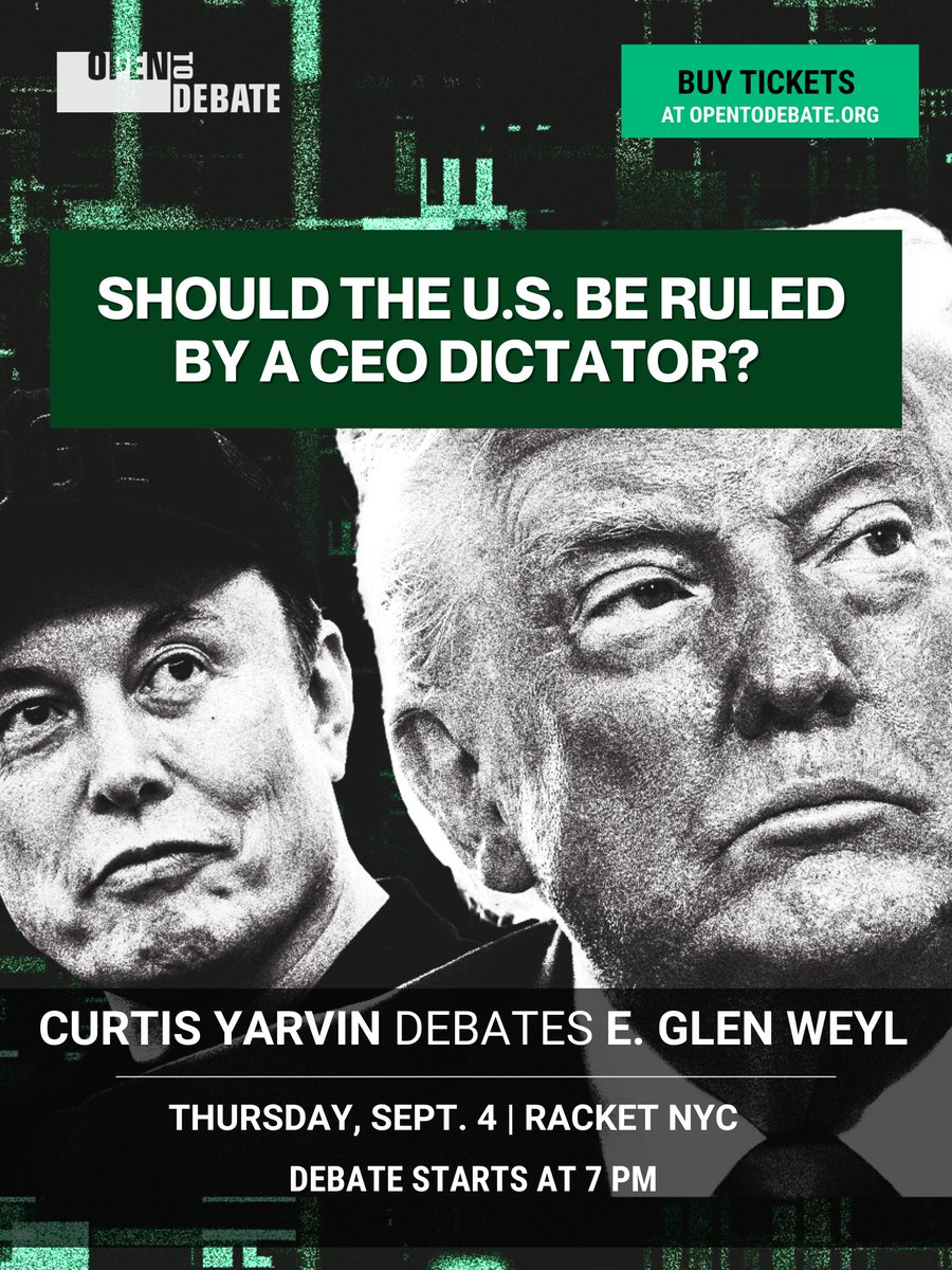 Open to Debate tweet media