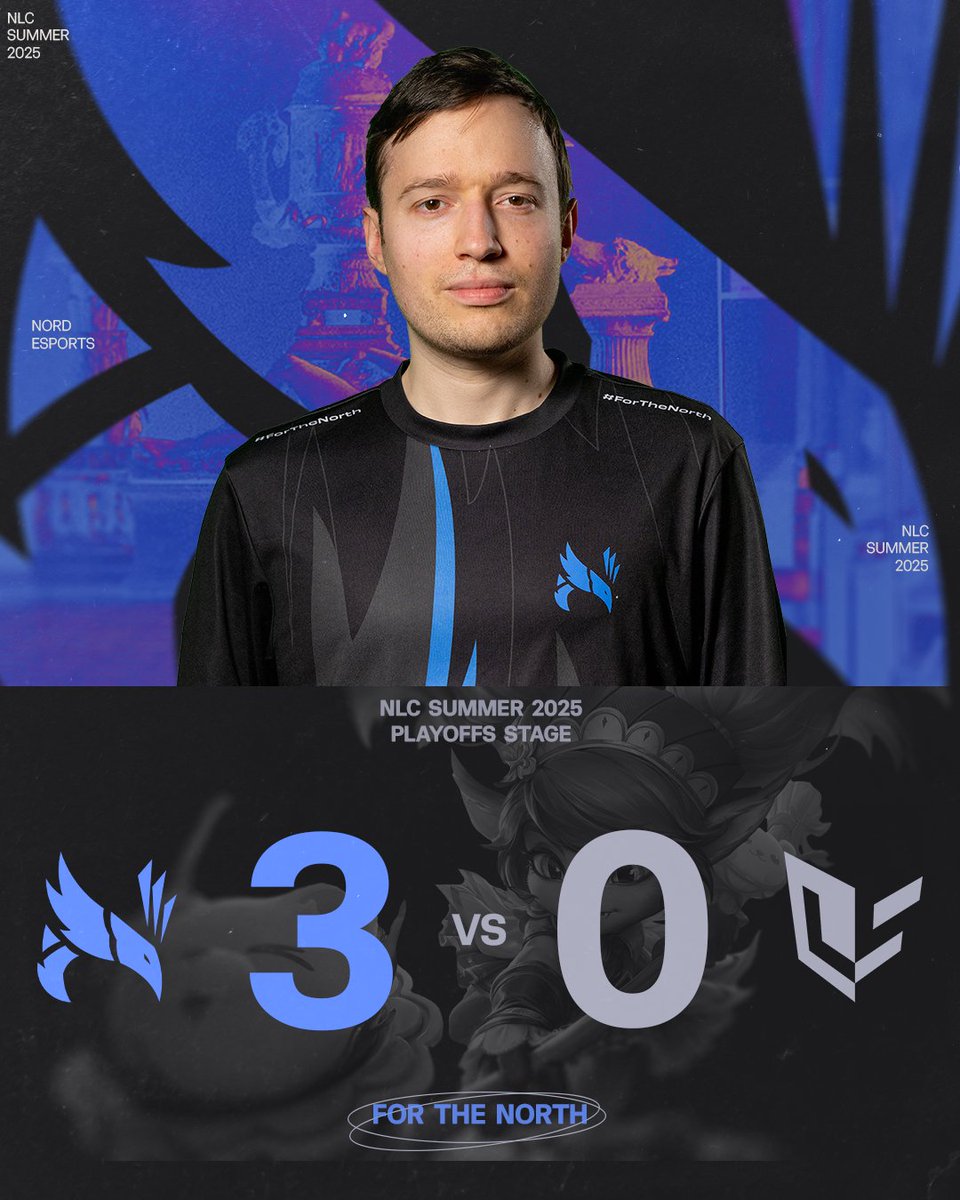 A lovely day for a 3-0 to continue our Playoffs run🔥

GGWP <a href="/LightsideSWE/">Lundqvist Lightside</a>, you put up a good fight! 
But we will definitely make the 2 L joke again🤝

#ForTheNorth