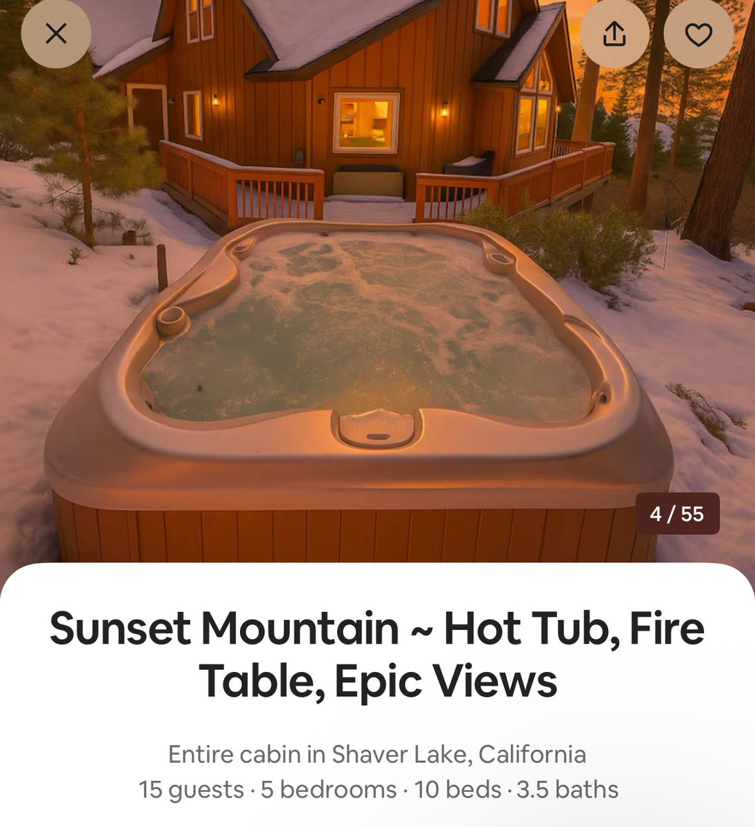 _muscato's tweet photo. @tonafba They do have some real pics on the listing but every exterior shot is AI and there’s clearly inconsistent details, like the furniture, windows/doors. 

Also my personal favorite is the AI steak https://t.co/la2TMYTtBs