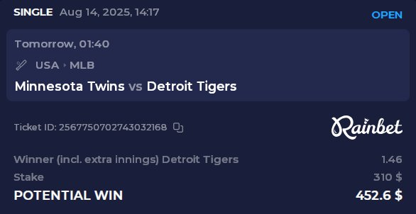 All hopes on the Detroit Tigers