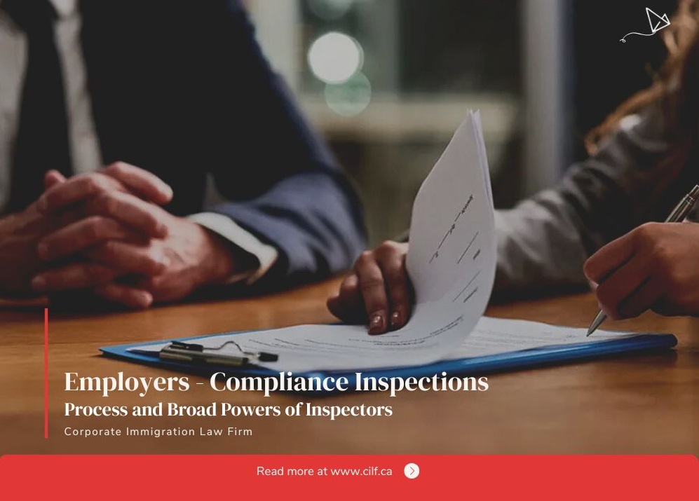 🚨 Final Alert in our Compliance Series! 🚨
This post dives into how inspections can be triggered—whether randomly, due to a complaint or past non-compliance—and details the significant powers inspectors hold.
👉 Read here: cilf.ca/2025/08/14/com…
