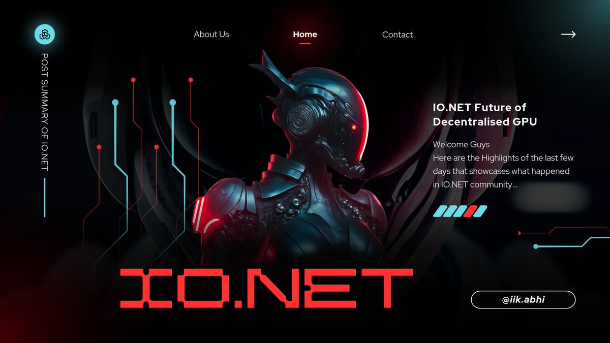 iikabhi's tweet image. IO.NET&apos;s Latest Moves: 10 Key Updates You CAN’T Miss 👀👌🏻

From Decentralized AI breakthroughs to $18.3M revenue milestones, here’s a crisp recap of @ionet’s last 10 posts—packed with wins, partnerships, and game-changing insights! 🏆 

#IONET @ionethindi