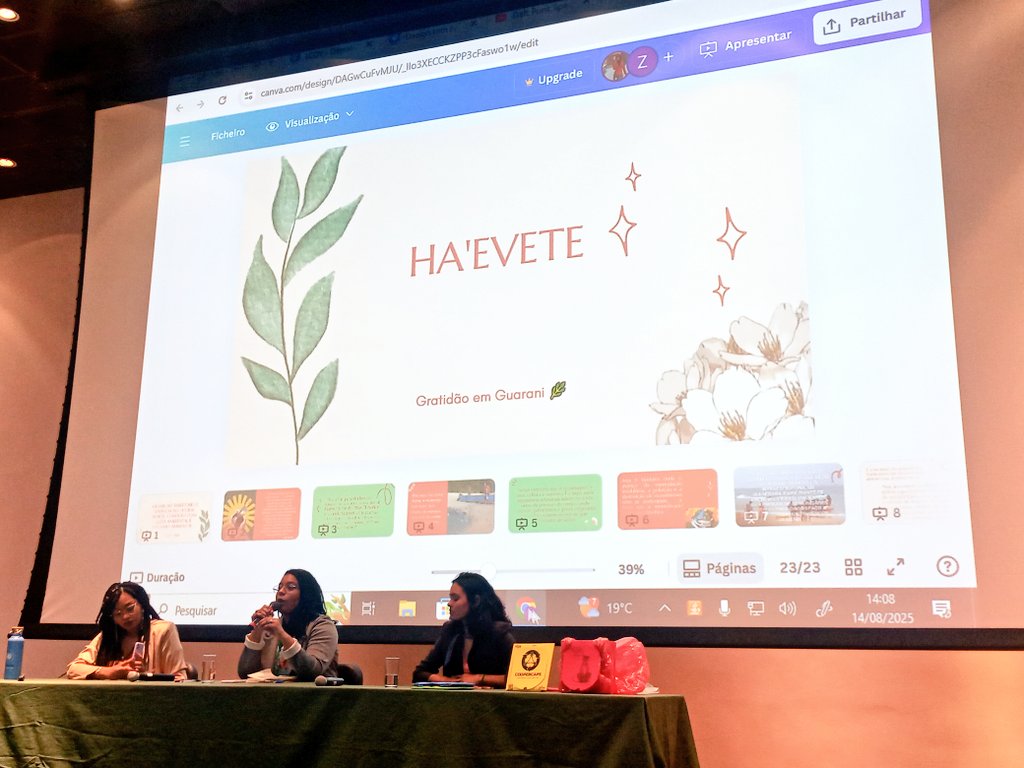 VRSS's tweet photo. day 1 of #LCOY São Paulo at #UFABC brings through Mel Oyá/ Escola Comum the importance of knowledge creation through collab networks as a way to re-engage with knowledge as a #commons and how this dynamics alone is a way to re-discover our rooted in nature indigenous ancestry! https://t.co/OOUKpnh0Qg