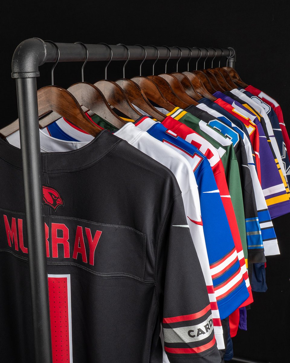 You know it’s getting real when the jerseys hit the rack. 🚨 Fresh restocks + new arrivals in NFL Limited jerseys — just in time for the season. 🏈🔥