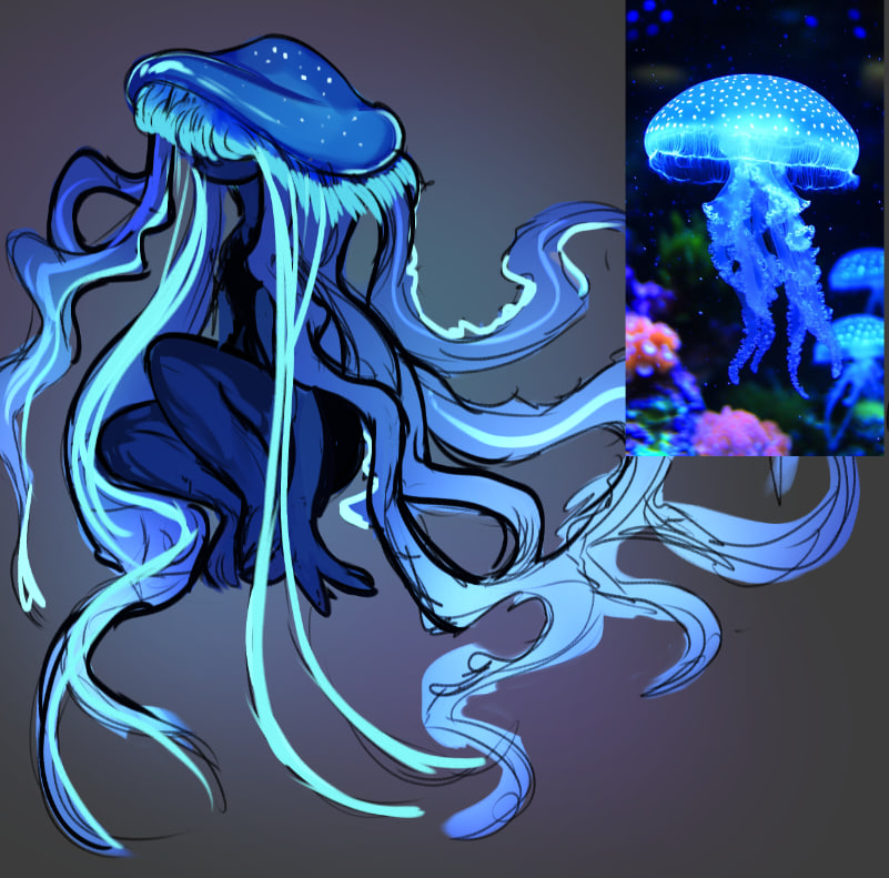 Ellizary1's tweet photo. Jellyfish concept🪼 https://t.co/MB5bioYq7m