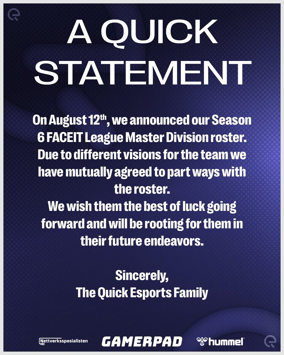 Quick Esports (@quickesports_no) on Twitter photo 