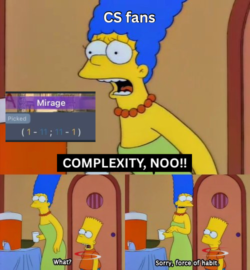 ComplexityCS's tweet photo. An 11-1 choke? https://t.co/PXvLw29IFq