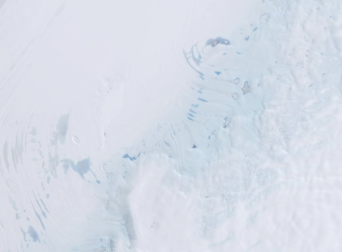 antarctica looks like a pollock painting