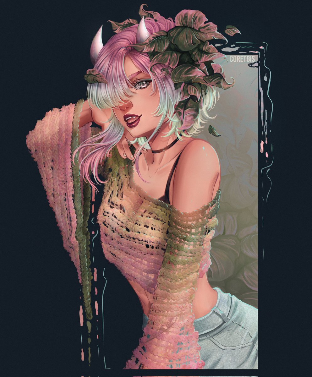 CoretGis's tweet photo. Estoy  volviendo a hacer DTIYS para intentar superar el art block
No sé si lo he conseguido, pero mientras dejo mi versión del DTIYS de @/joyblivion https://t.co/zAQBfWwOTF