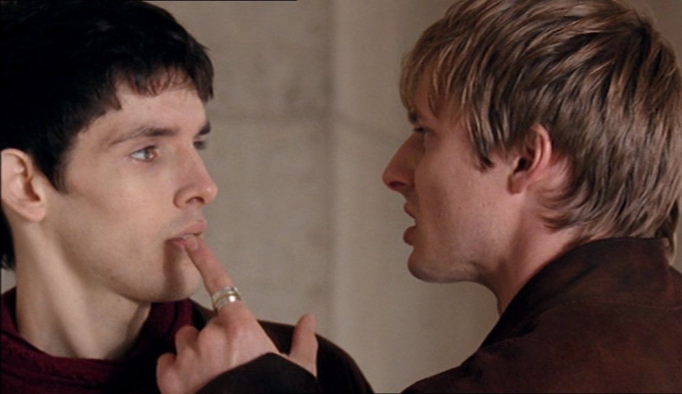 he just cant keep his hands off him