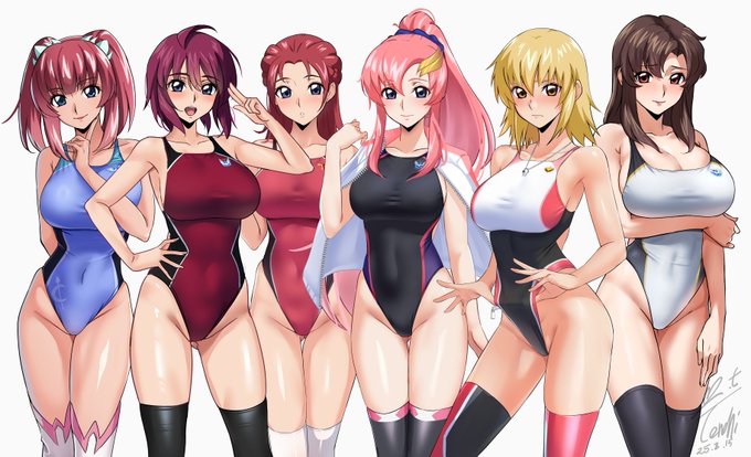 💙❤️❤️🩷💛🤍
#ガンダムSEEDFREEDOM 