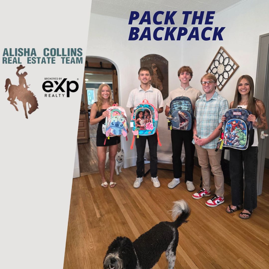 It's a #PacktheBackpack Gala at Alisha Collins Real Estate. Thank you for accepting the challenge from The Michael Houck Real Estate Team. #WeLoveCommunity