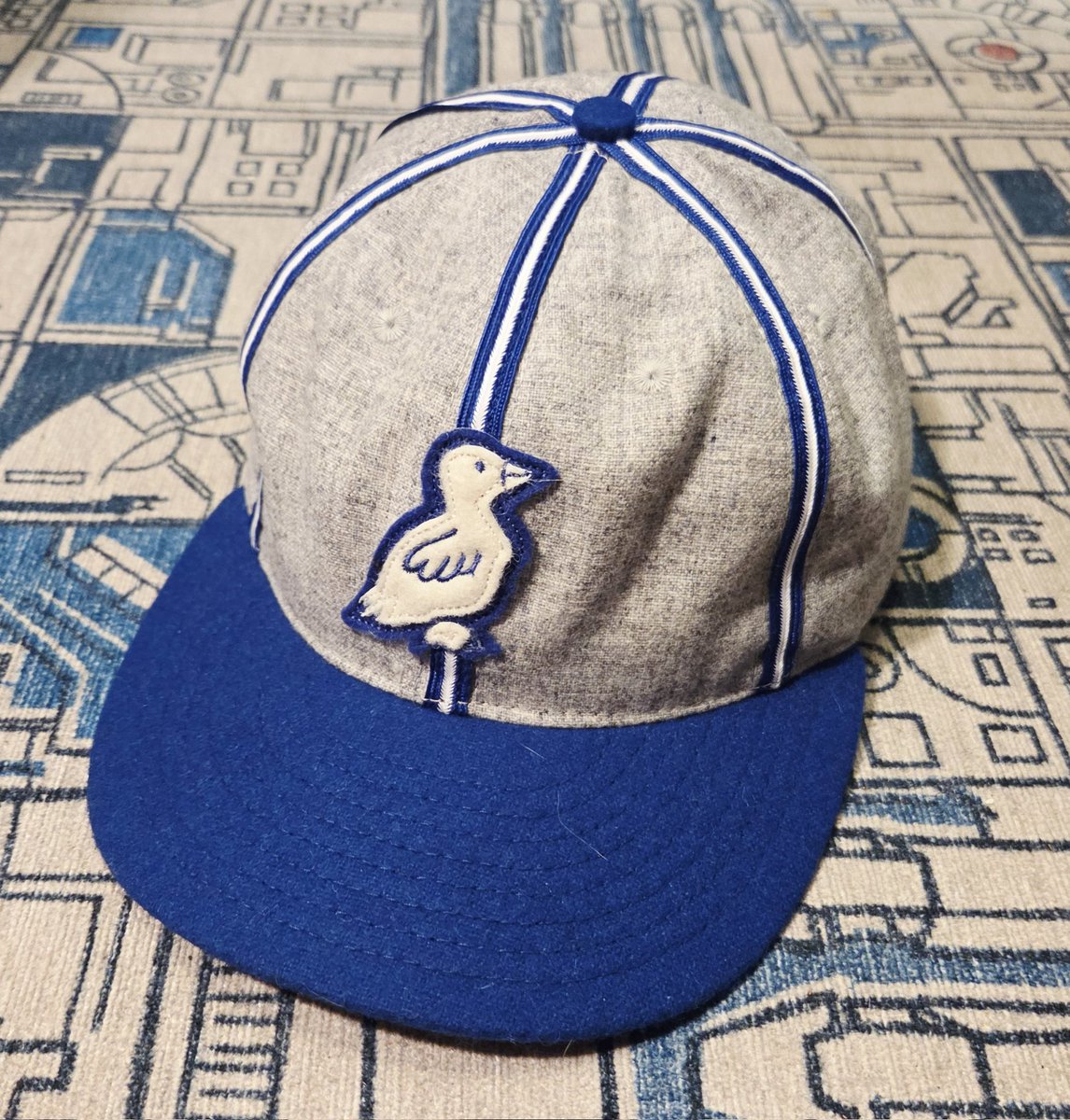 MinorLeagueNerd's tweet image. Today's #ThrowbackThursdayCapoftheDay is the 1942 Dayton Ducks of the Middle Atlantic League. #HatTwitter