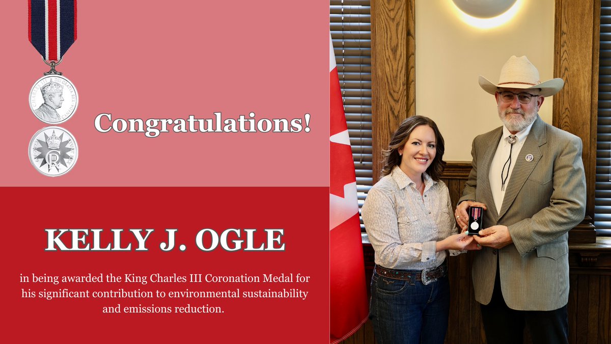Congratulations to our Managing Director, Kelly Ogle, in being award the King Charles III Coronation Medal for his significant contributions in energy and spearheading innovative projects that develop new technologies, as Chair of Emissions Reduction Alberta (ERA).🎖️💡