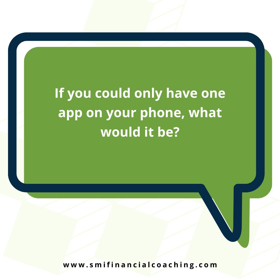 If you could only have one app on your phone, what would it be?

#busyentrepreneur #smallbusiness
