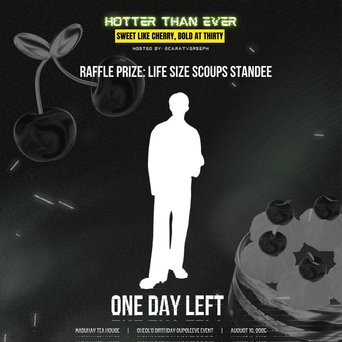 caratverseph's tweet photo. 🍒1 day to go until the SCOUPS Birthday Cupsleeve Event CSE— Sweet Like Cherry, Bold at Thirty.

Join us on August 16 at Mabuhay Tea House and get a chance to win a LIFE SIZE SCOUPS STANDEE in our event raffle.

Register Here: https://t.co/yqPcqDqH8E https://t.co/vqfNuHbdt6
