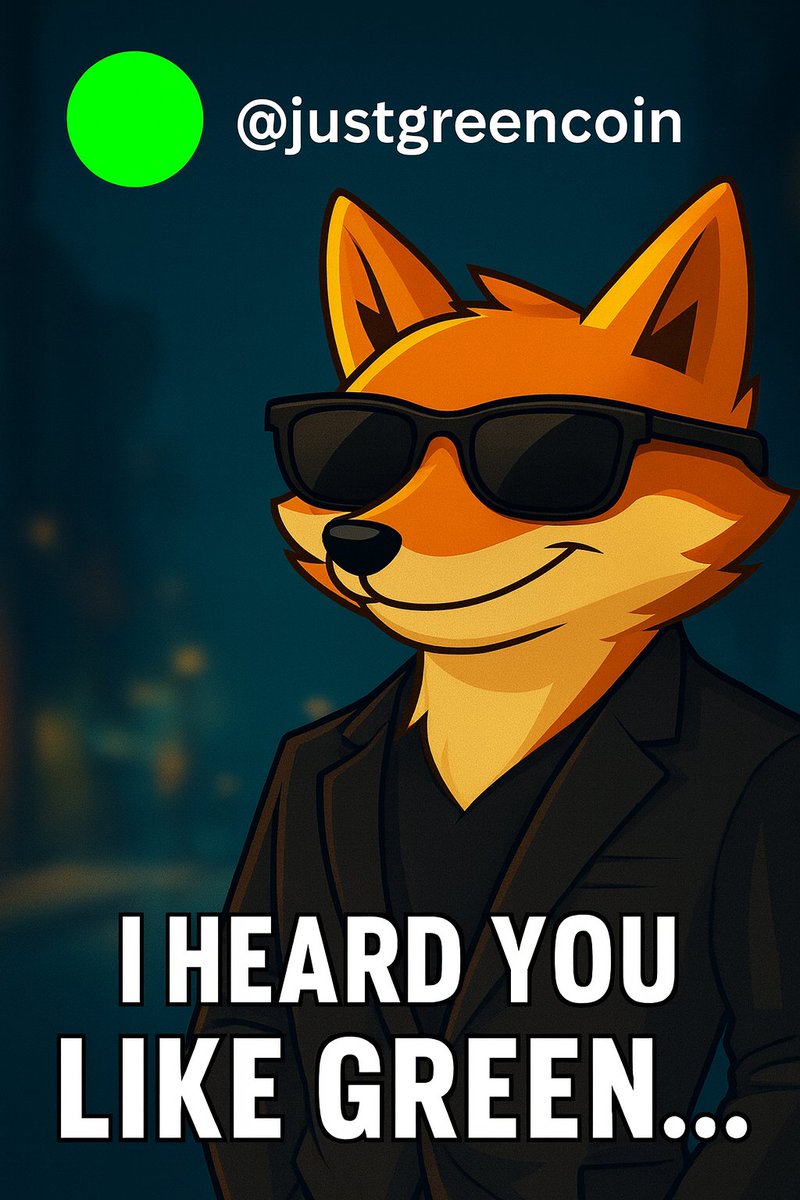 SlickFoxToken's tweet photo. Fox knows where the money’s flowing… and it’s looking 💹 $GREEN 🌱
The golden bull run just turned into a slick sprint. 🦊💨
#Crypto #BullRun #SlickFox #GreenCoin https://t.co/Cb2sNTYbYj