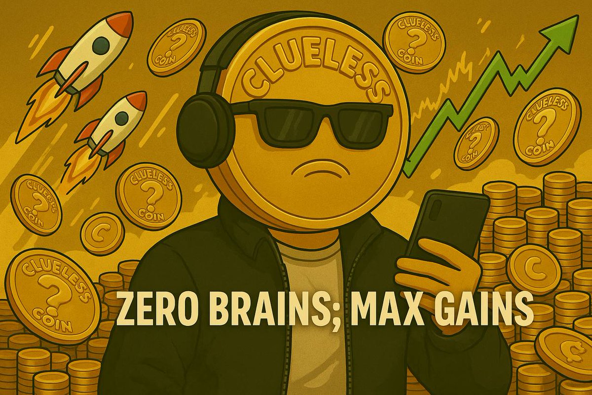 GurlSlim64392's tweet photo. CLUELESS isn’t just a coin — it’s a vibe.
No roadmap, no plans, just pure gains and a community going to the moon. 🚀
Ape in and stay #Clueless.
TG: https://t.co/NTIWCSdYpQ
#Solana #MemecoinMadness #DiamondHands #ToTheMoon #NoRoadmapNoProblem https://t.co/OsrSnnLZdN