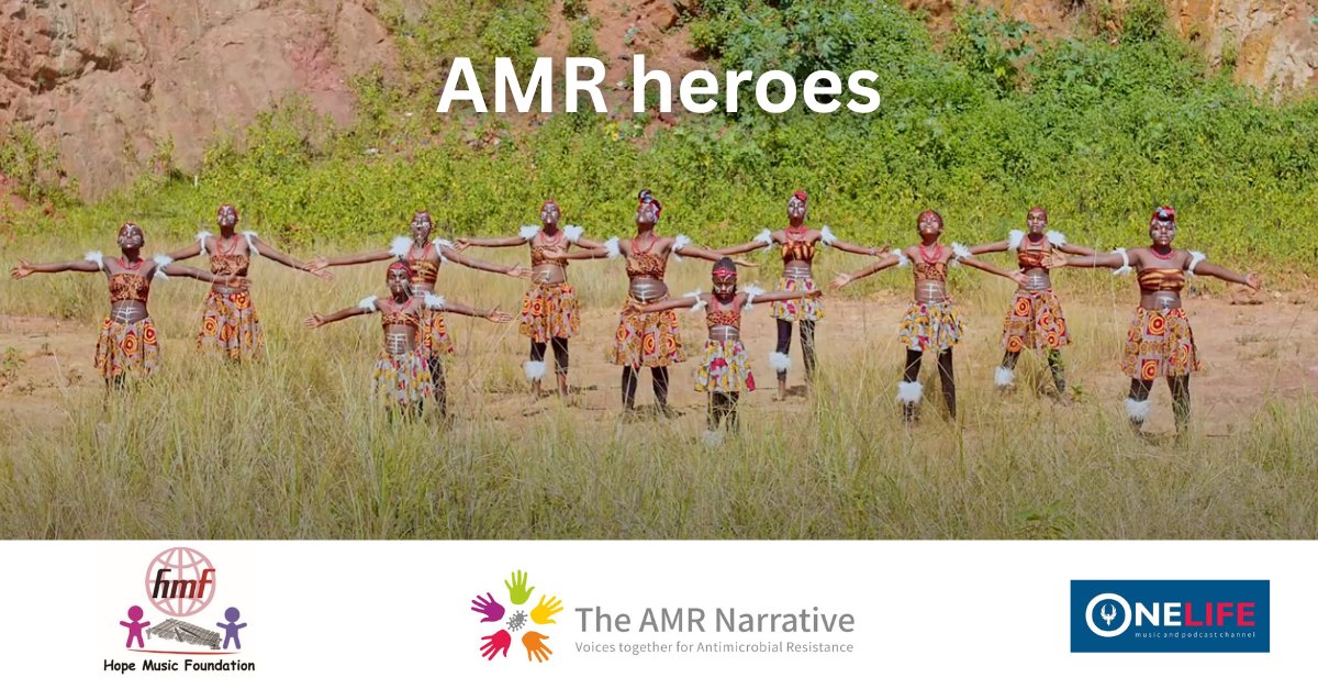 theAMRnarrative's tweet photo. Last month, we released #AMRheroes, a collaboration between @theAMRnarrative & Hope Music Foundation to honour everyone tackling #AntimicrobialResistance (#AMR)
🎵 Now available on major music streaming platforms! 👉 https://t.co/VboMYCxsdw
#theAMRnarrative https://t.co/wLVj3gOc9F