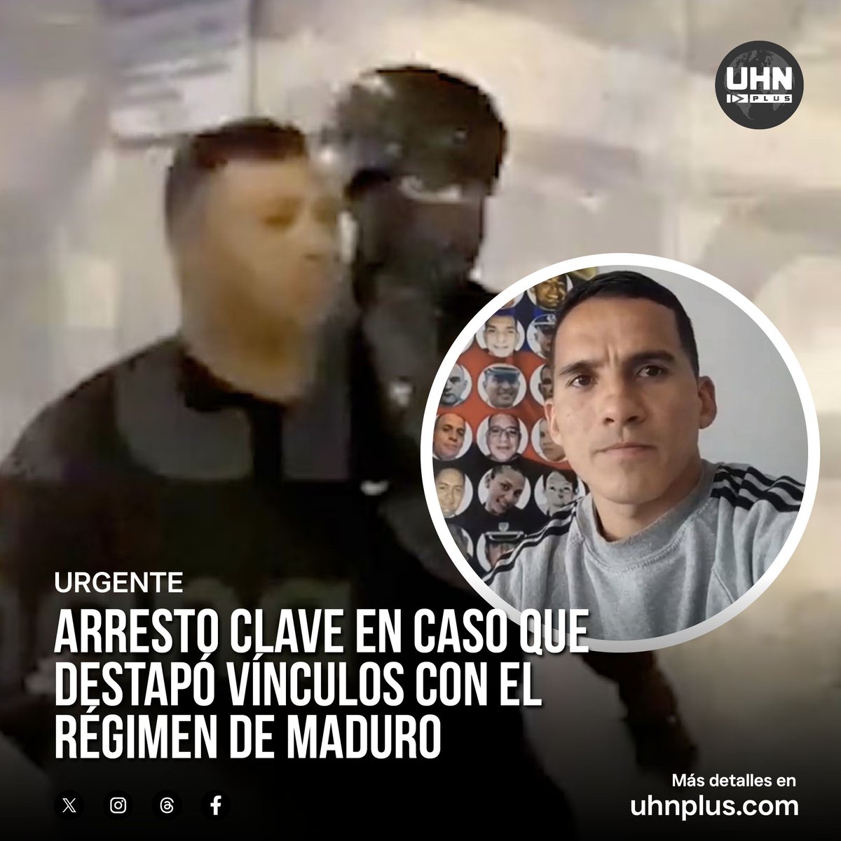 UHN_Plus's tweet photo. 🇨🇱🇻🇪 | Golpe al crimen organizado en Chile: fue capturado en Estación Central “Gordo Alex”, uno de los cabecillas del Tren de Aragua y señalado como autor intelectual del secuestro y asesinato del exmilitar venezolano Ronald Ojeda, opositor a Maduro y asilado político en el país.
Ojeda fue raptado en febrero de 2024 y hallado 10 días después enterrado bajo cemento, en un caso con fuerte tinte político que rompió relaciones diplomáticas entre Santiago y Caracas.
Más detalles sobre el arresto del "Gordo Alex" 👉🏻 https://t.co/JG3uKY4UJO