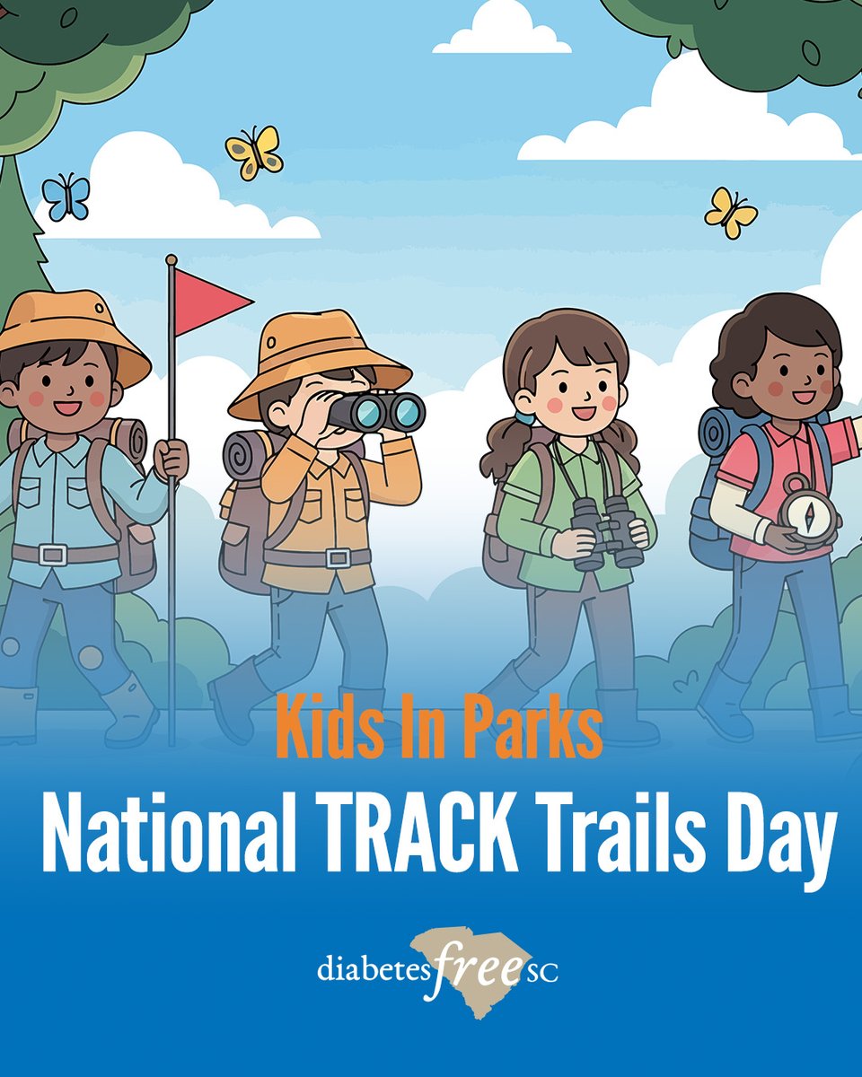 TRACK Trails are growing across South Carolina. Celebrate National TRACK Trails Day on August 16 by visiting a trail with family. 

Find self-guided hikes created by <a href="/KidsInParks/">Kids in Parks</a>,  and supported by <a href="/DiabetesFreeSC/">DiabetesFreeSC</a>, to connect, explore and stay active. bit.ly/3U4b2pA