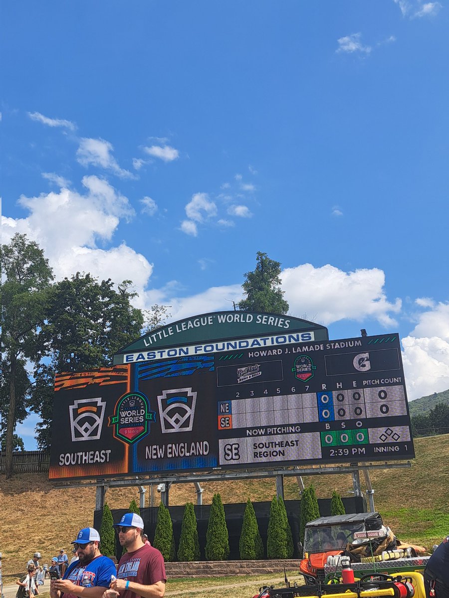 Game 2 of the day. Massachusetts vs South Carolina