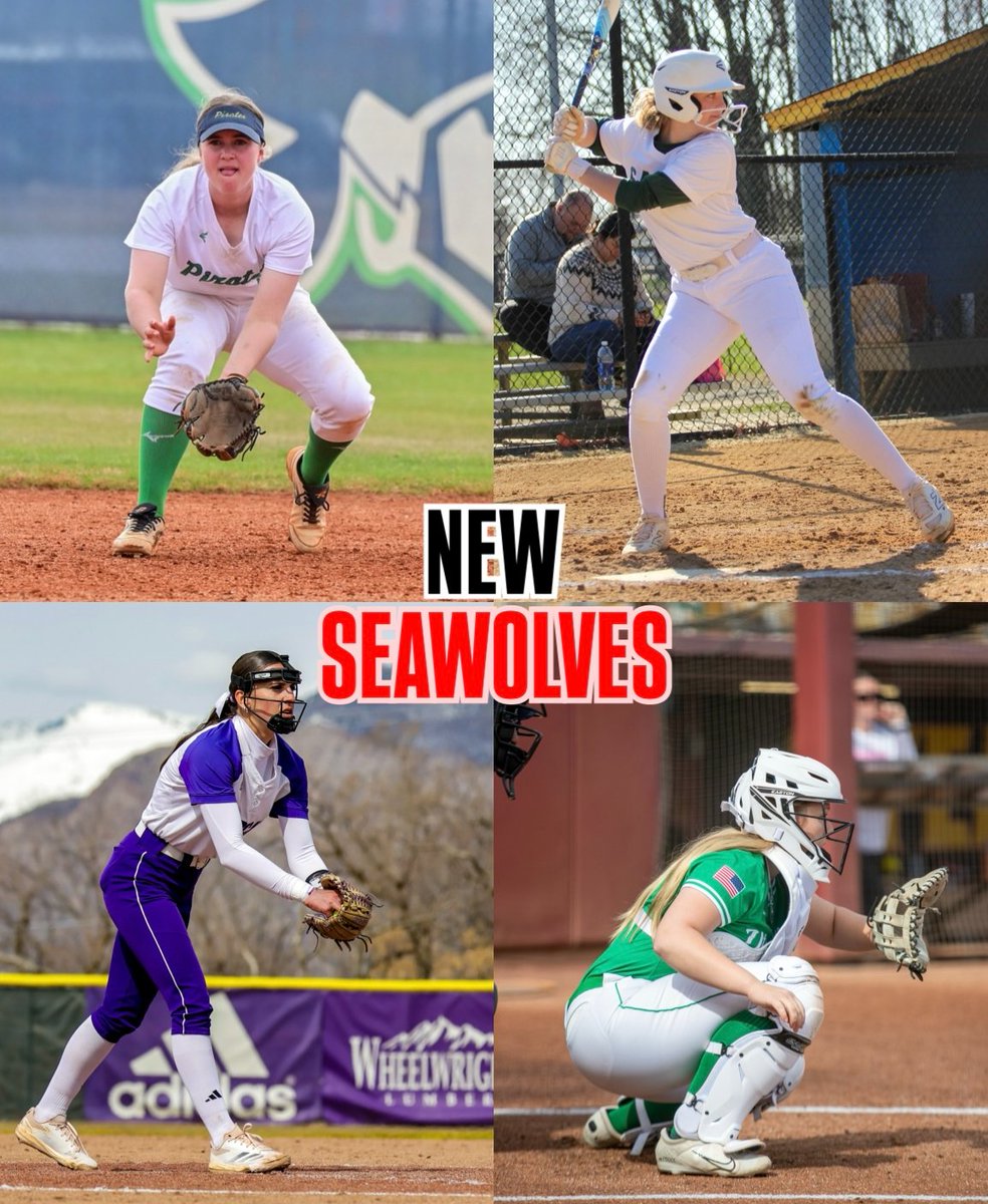Officially ending the summer with four new members of the Seawolves family👏👏👏👏

Karri Pritchard (Pensacola State)
Ella Hayes (Salem CC)
Jayci Finch (Weber State)
Rachael Brown (Utah Valley)

🔗bit.ly/4mBWYj8