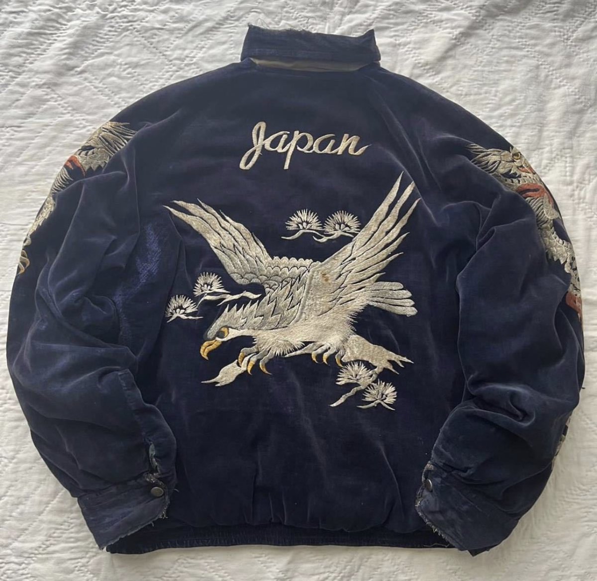 1950s Japanese Maiko Sukajan Betsuchin Souvenir Jacket 👁️