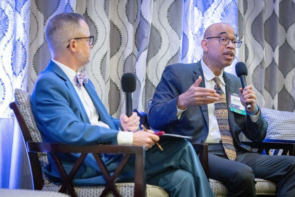 MALifeSciences's tweet photo. Privilege to have MLSC President &amp; CEO Kirk Taylor part of the latest Boston Business Journal event which brought together leaders in biotech &amp; life science. President Taylor discussed his background, his vision for the MLSC, &amp; the latest opportunities in biomanufacturing to AI. https://t.co/AB2niKOzEI
