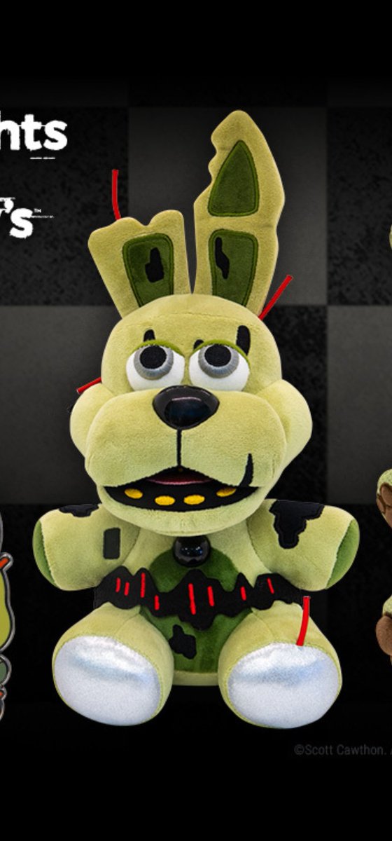 Aztec_Kangaroo's tweet photo. Sanshee used to be the GOAT of fnaf plushies, but this just looks like another bad Funko throw up.
#fnaf #sanshee https://t.co/1dlNhvjexi