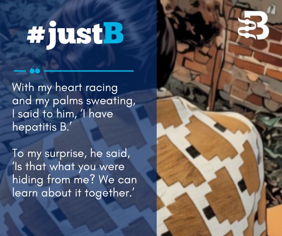 💛 MW feared her boyfriend’s reaction when she shared her hepatitis B diagnosis 💬. 

His reply? “We can learn about it together.” 🤝🌟

Read her story: hepbstories.org/justb/mw

#justB #HepatitisB #EndHepB #StigmaFree