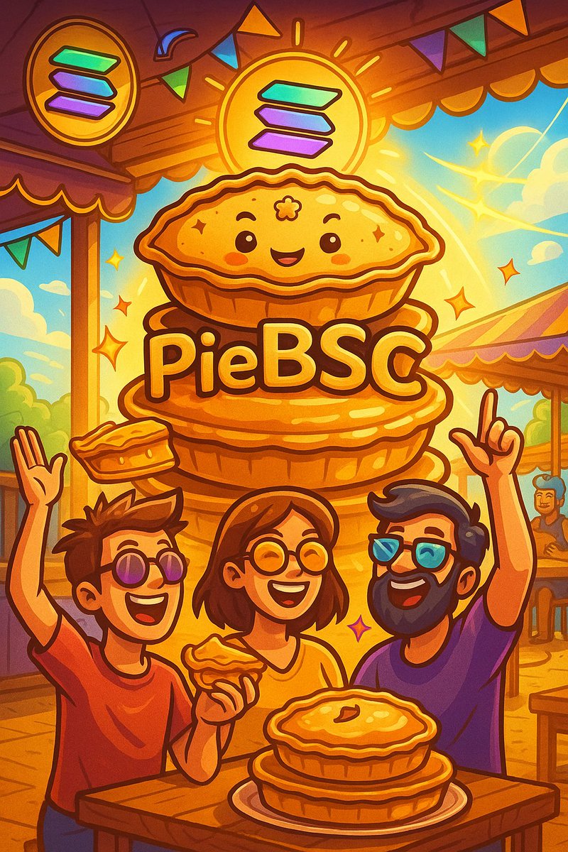 MarkrossArt's tweet photo. @Pie_BSC Sunny days for every pie holder.

Overflowing rewards from each perfect bake

Let your slice rise with the Solana heat

0x9Cc901D6FdCE5Fb6326FFD8577DFF464a583edaE https://t.co/1WUryAWpZ6