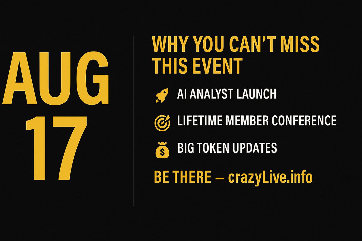 CryptoNest009's tweet photo. 🚀 Real business. Real profits. Real token growth.
CrazyLive buys back $CL with 5% of every membership — boosting value for holders.

✅ Profitable Day 1
✅ On-chain buybacks
🔗 https://t.co/i4DL2jLroH

#CLToken #CryptoGrowth #CrazyLive https://t.co/CgdqhKU8DA