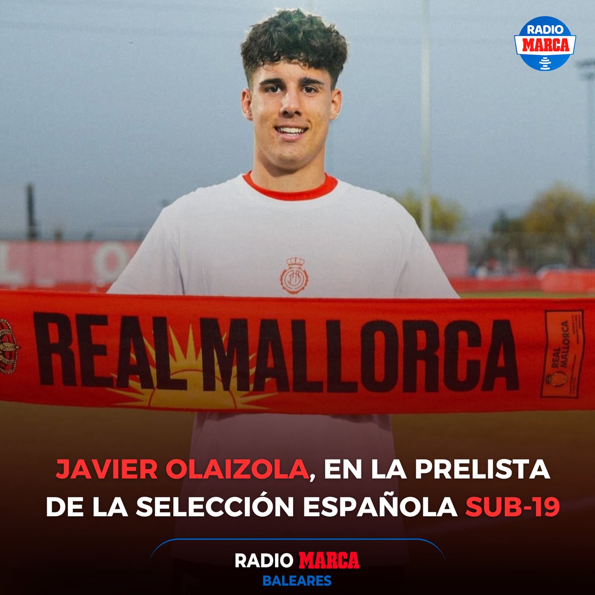 Àlvar Moreno (@alvarmoreno_) on Twitter photo 🇪🇸 España 𝐥𝐞 𝐥𝐥𝐚𝐦𝐚 🇪🇸
🫡 El defensa central zurdo del <a href="/RCD_Mallorca/">RCD Mallorca</a> ‘B’ Javier Olaizola (2007) ha sido incluido en la prelista de la <a href="/SEFutbol/">Selección Española Masculina de Fútbol</a> #Sub19
👉 La concentración española tendrá lugar del 1 al 9 de septiembre en <a href="/PinatarArena/">Pinatar Arena</a>
<a href="/RMarcaBaleares/">Radio Marca Baleares</a> 🇪🇸 España 𝐥𝐞 𝐥𝐥𝐚𝐦𝐚 🇪🇸
🫡 El defensa central zurdo del <a href="/RCD_Mallorca/">RCD Mallorca</a> ‘B’ Javier Olaizola (2007) ha sido incluido en la prelista de la <a href="/SEFutbol/">Selección Española Masculina de Fútbol</a> #Sub19
👉 La concentración española tendrá lugar del 1 al 9 de septiembre en <a href="/PinatarArena/">Pinatar Arena</a>
<a href="/RMarcaBaleares/">Radio Marca Baleares</a>