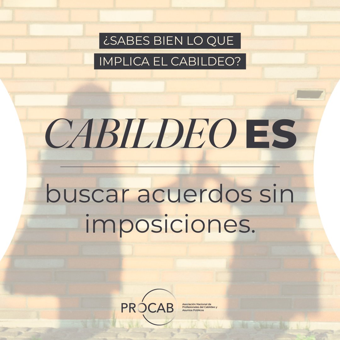 ProcabMexico's tweet image. El cabildeo ético no se basa en presión, se basa en diálogo.
Escuchar, argumentar y construir acuerdos duraderos es clave para una representación legítima.
#CabildeoEs #PROCAB #CabildeoResponsable