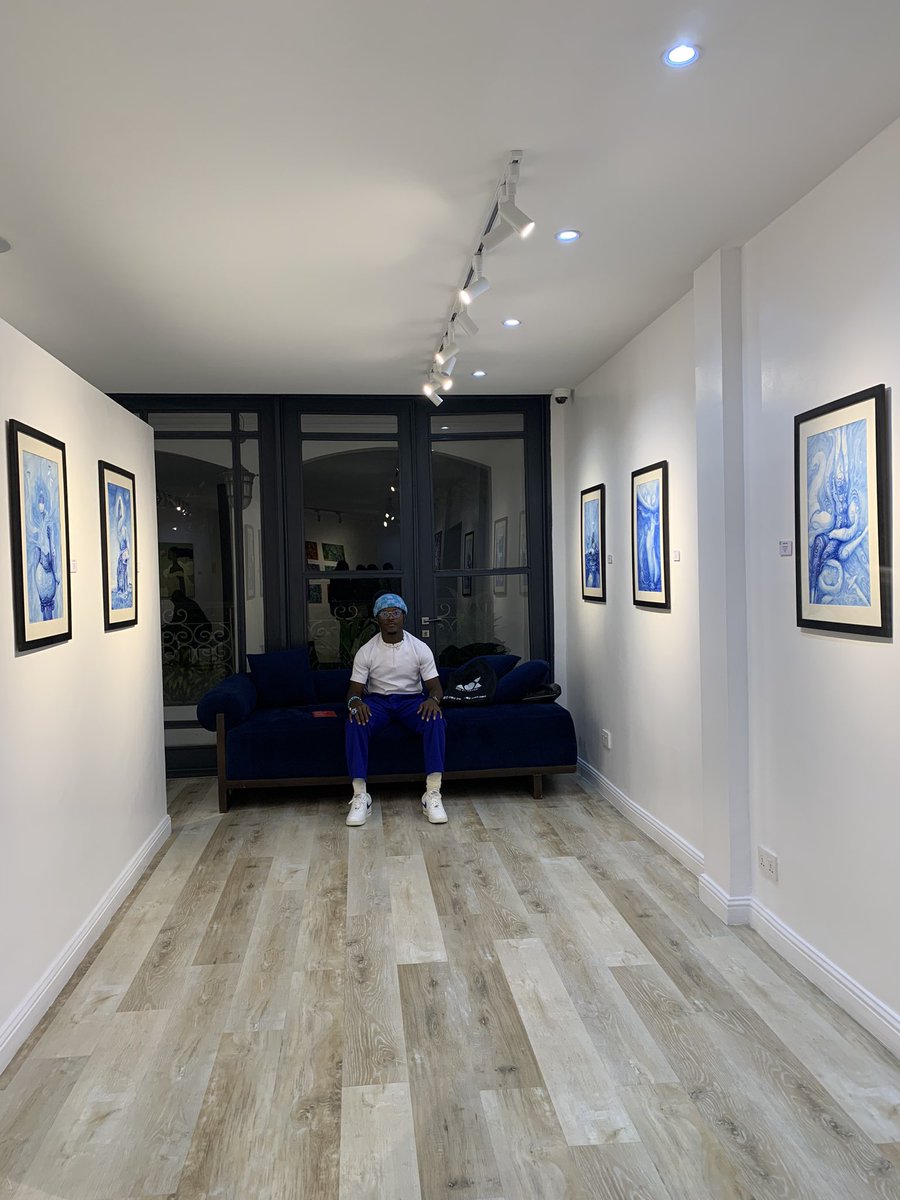 igbobinna's tweet photo. Moments from last year’s debut group show in Lagos where I exhibited a few of my drawings. Had be best moments and interactions. It was indeed memorable.🌀
#igbobinna #exhibition #arte https://t.co/zAHAVCtTXD