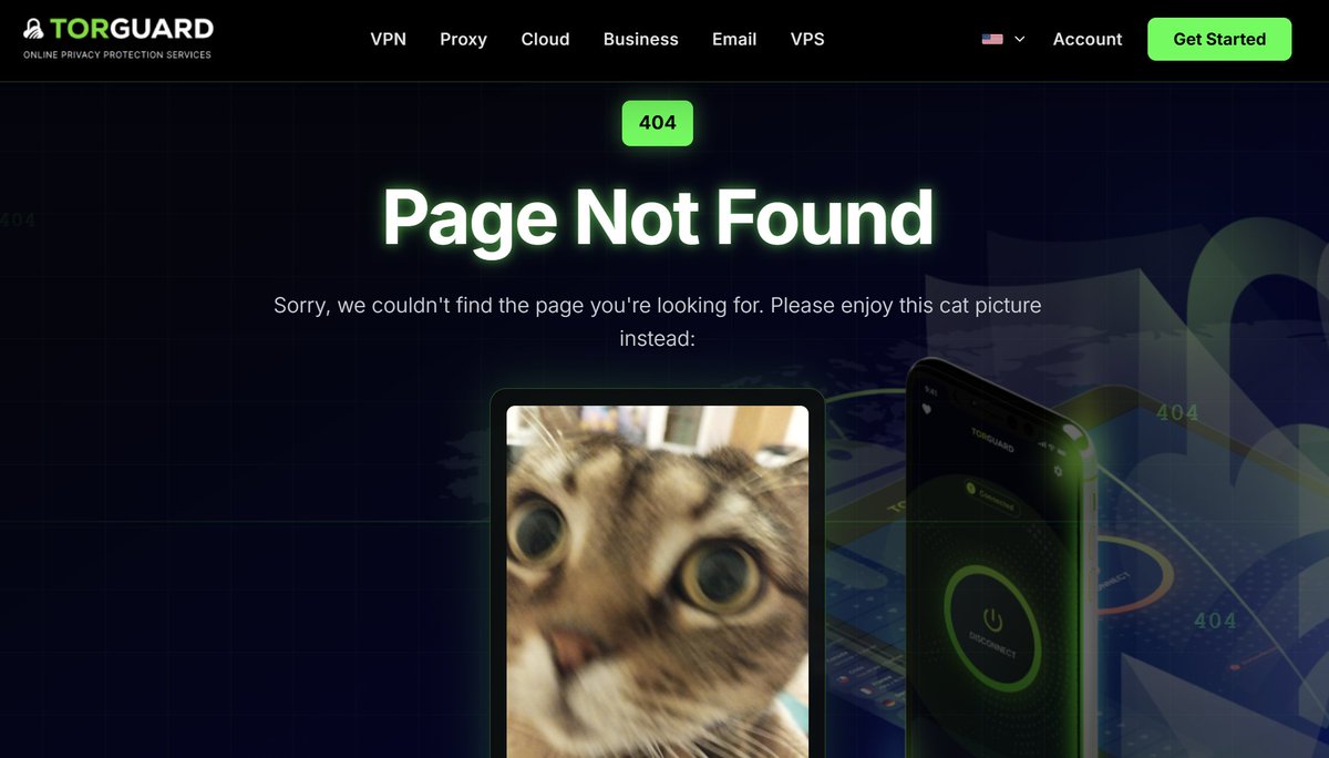 Our new 404 page is live.