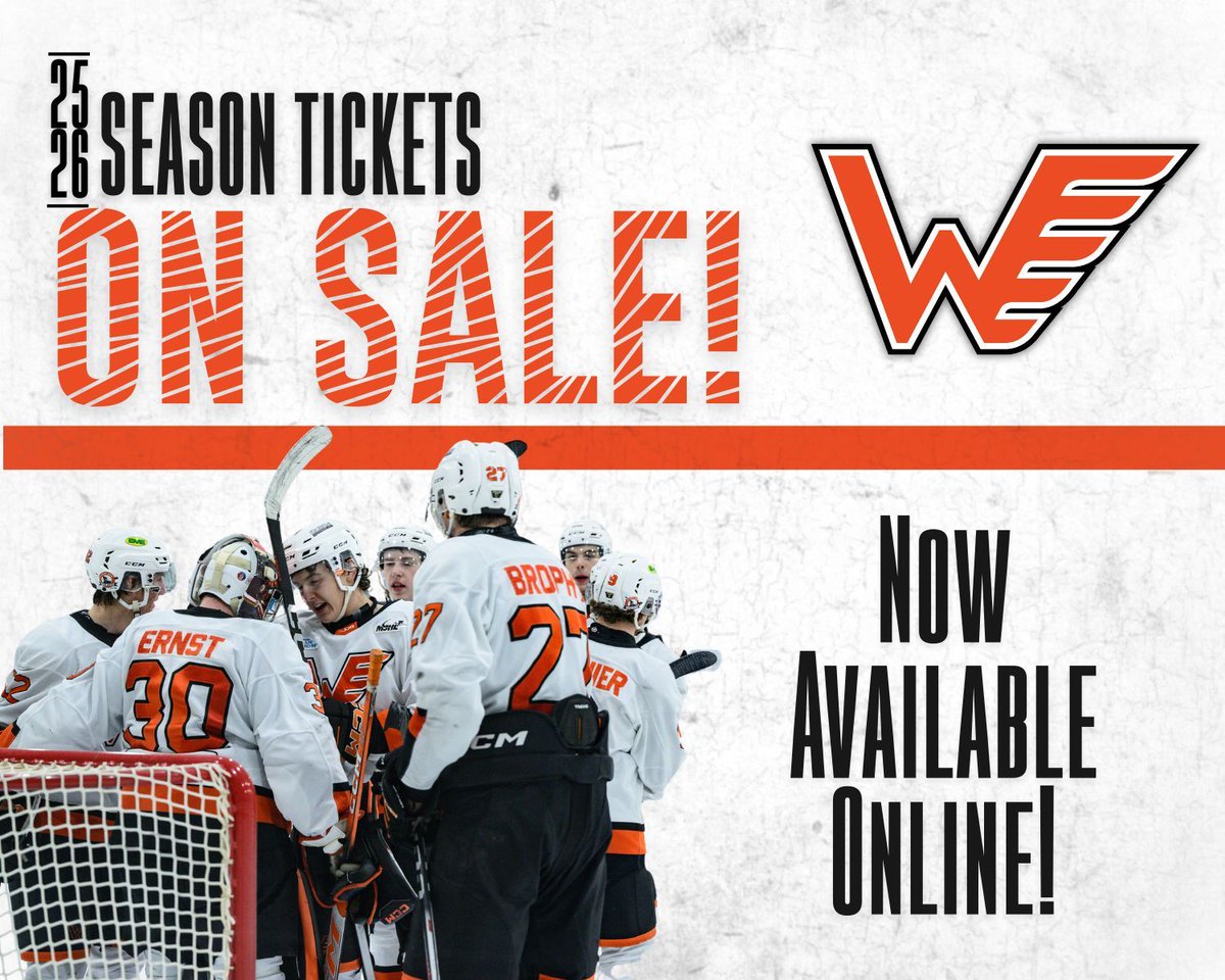 winklerflyers's tweet photo. Winkler Flyers Season Tickets ARE NOW ON SALE!

We have moved all our ticketing online! Single game tickets and flex packs coming soon!

Follow this link to purchase! ➡️ https://t.co/Kdke8Vt1jH

#GoFlyersGo #OrangeAndBlack #FightForGordie https://t.co/OZFfyRI1Lr