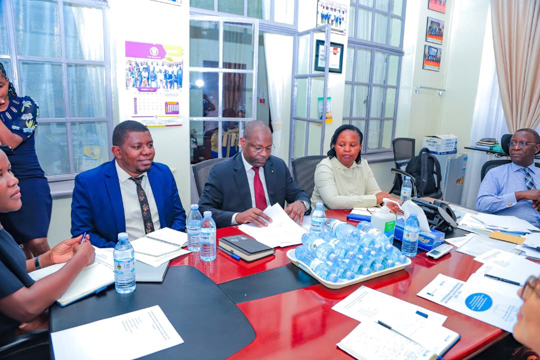 JudiciaryUG's tweet photo. The Permanent Secretary/Secretary to the Judiciary (PS/SJ), Dr. Pius Bigirimana, today met with the Heads of the International Development Law Organization (IDLO) and the United Nations Office on Drugs and Crime (UNODC) in Uganda to align partner support with Judiciary priorities and strengthen accountability in programme delivery.

IDLO engagement
The IDLO delegation was led by Ms. Barbra Kilei, Country Manager, accompanied by Mr. Samson Asiimwe, Programme Manager.
Dr. Bigirimana appreciated IDLO’s longstanding collaboration with the Judiciary and emphasised the value of continuous engagement to reduce uncertainty in planning and funding. He called for harmonised facilitation during activities, particularly ensuring provision for drivers and bodyguards of Judicial Officers at trainings, workshops and conferences and reiterated that all funded initiatives must align with approved workplans to avoid pressure on Judiciary resources to co-fund partner activities.

Ms. Kilei commended the strong working relationship and noted that many constraints arise from funder rules that typically provide for only the listed participants in meetings and trainings, unlike court sessions where full facilitation is possible. The IDLO team received the Judiciary’s proposed workplan for review and input ahead of formal sign-off.

UNODC meeting
The UNODC team comprised Ms. Sharon Lesa Nyambe** (Head of Office), Ms. Alejandra Euceda, (Programme Coordinator) and Ms. Angella Tusiime (Communications Officer).
Dr. Bigirimana welcomed the partnership and underscored the need for early, integrated planning so that activities are captured in the Judiciary’s workplan and appropriately counter-funded where necessary. He urged UNODC to budget for attendant costs for all activities and advised that ad hoc requests during the financial year should not be prioritised.

Ms. Nyambe explained that UNODC operates on a project-based model, with resources tied to specific capacity-building outputs and participant cohorts, which can limit coverage for all ancillary roles. The meeting agreed to review funder policies to address these constraints and pursue “full-package” support that adequately covers Judiciary operational needs.

In attendance; Ms. Maureen Kasande (Under Secretary), HW John Paul Edoku (Registrar, Planning, Research and Development), Ms. Nuruh Ntabadde (Statistician) and Mr. Ronald Mumbere (Statistician)