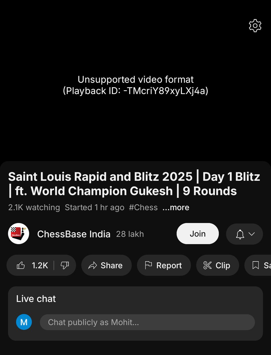 mohitsharma_exe's tweet photo. @YouTube @TeamYouTube @YouTubeIndia 
I'm unable to play any live video or normal video on the YouTube app. Any solution for this?
@Google @GoogleIndia

#YoutubeNotWorking #YouTube #Google https://t.co/0sd9TDCjfE