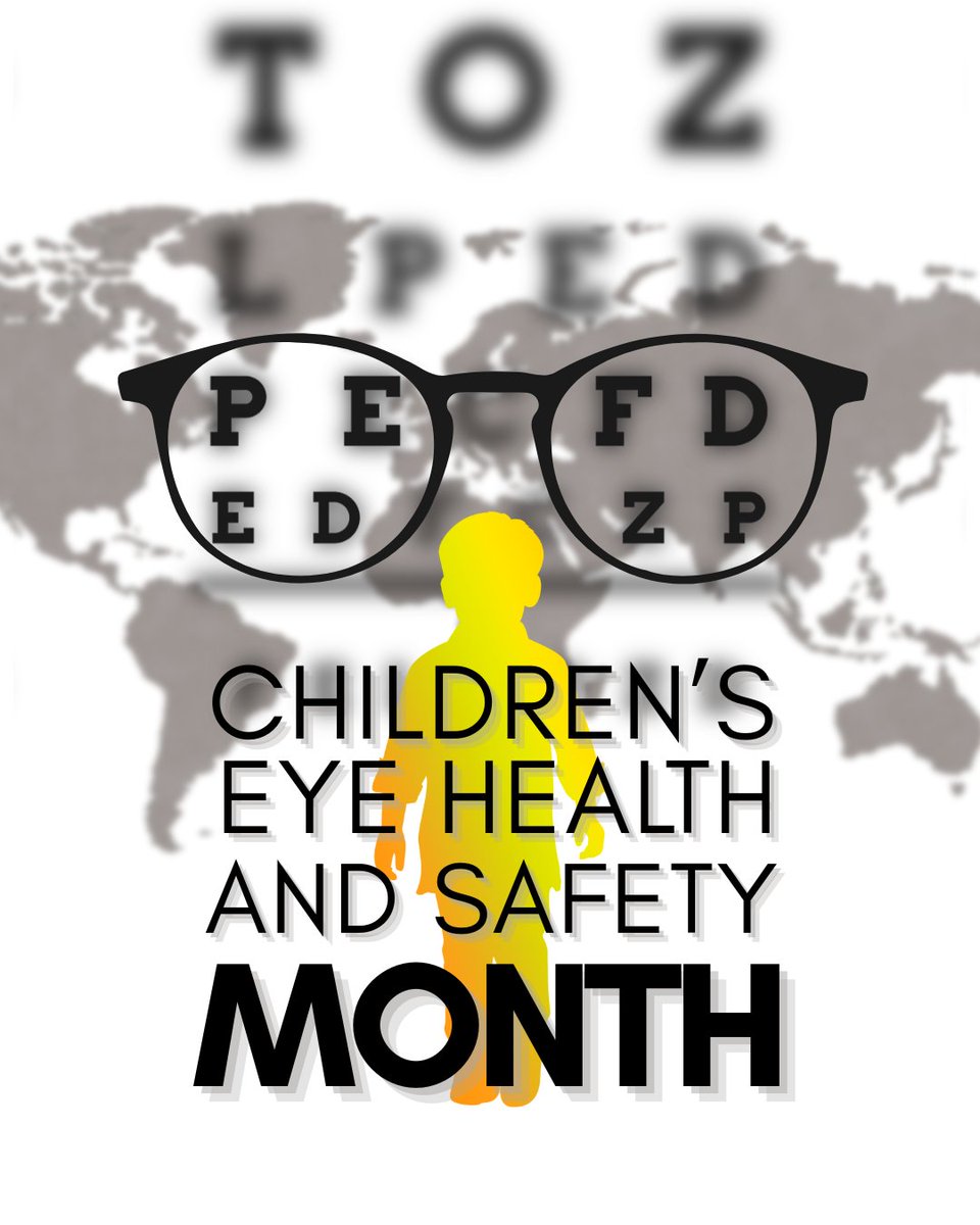 👁️ August is Children’s Eye Health and Safety Awareness Month! A perfect time to prioritize your child’s #vision with regular #eyeexams and safe habits. 

Protect their sight today for a brighter tomorrow. ☀️

#PediatricOphthalmology