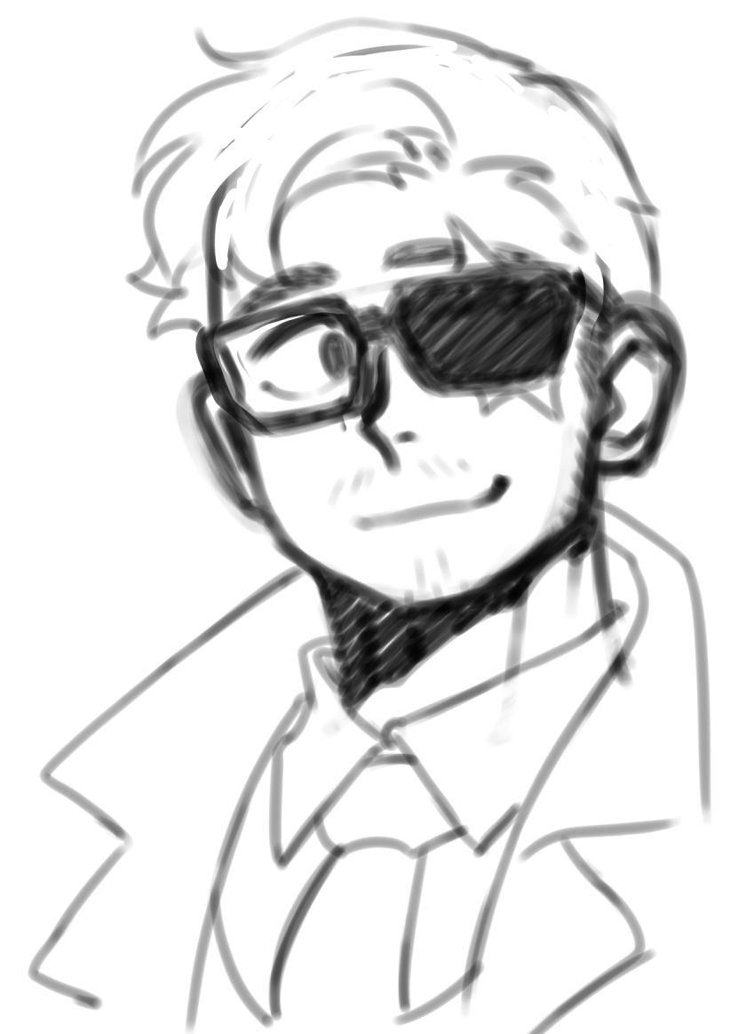 i just watched kingsman and now i wish max angel could have galahad's eyepatch, so i drew it!

(tempted to turn this into my next animated card, even if he isn't a clown, teehee)
