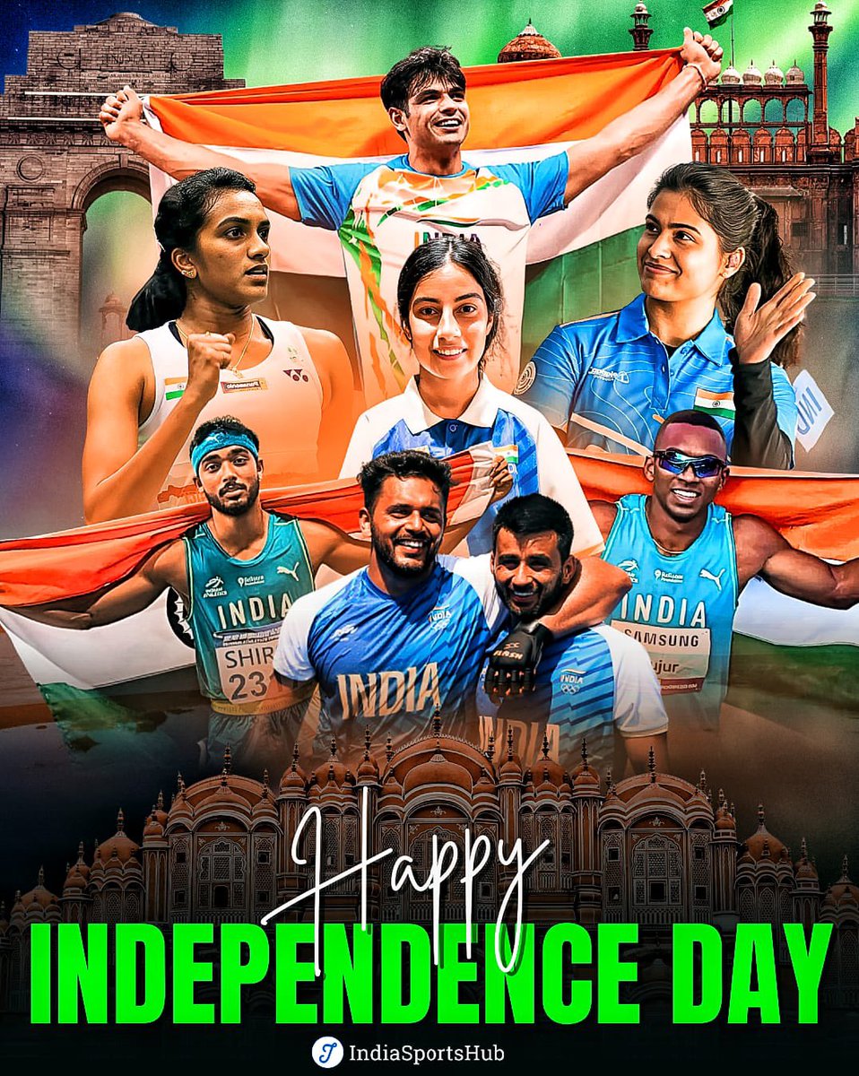 79 years of India’s independence! 🇮🇳

A day to remember the bravery, resilience, and sacrifices that built our nation. Here’s to a future where Indian sports reach greater heights and every dream finds its wings. 💙🏆

#HappyIndependenceDay
