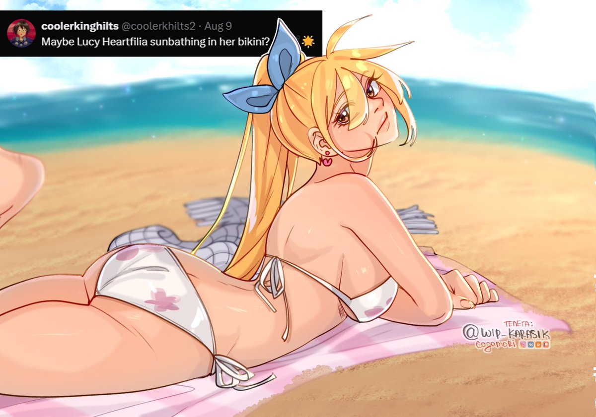 Cogamori (@sfw_cogamori) on Twitter photo Bikini bikiniiii for <a href="/coolerkhilts2/">coolerkinghilts</a>
π©Read my pinned post to get FT art, likes and retweet are very much appreciated!
#FAIRYTAIL #γγ§γ’γͺγΌγγ£γ« Bikini bikiniiii for <a href="/coolerkhilts2/">coolerkinghilts</a>
π©Read my pinned post to get FT art, likes and retweet are very much appreciated!
#FAIRYTAIL #γγ§γ’γͺγΌγγ£γ«