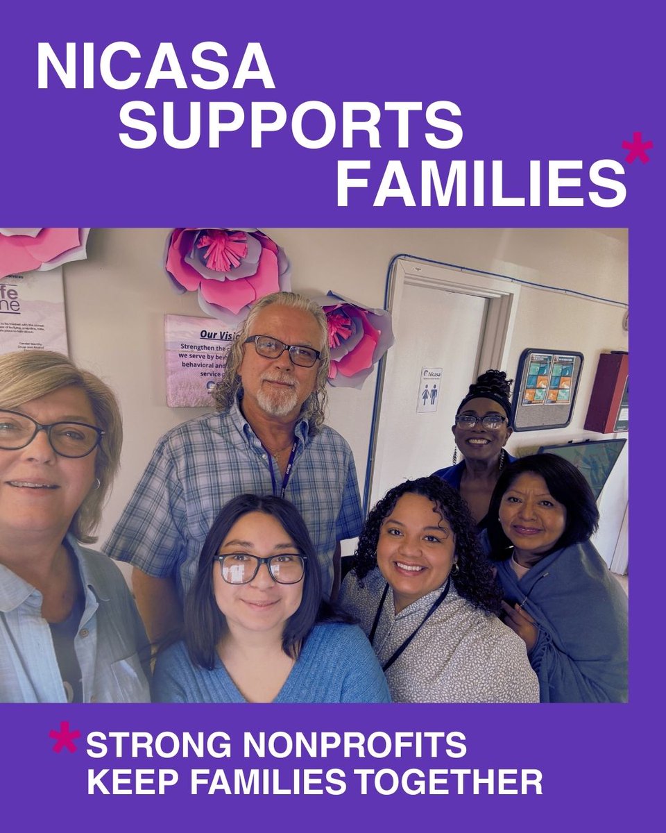 NicasaBHS's tweet image. #nonprofitsgetitdone
Nicasa&apos;s Family Advocacy Center provides classes, education, support groups, clothing, &amp;amp; more to families in urgent need. 8/17 is National Non Profit Day of Action. Learn more about Nicasa and offer your support here: nicasa.org