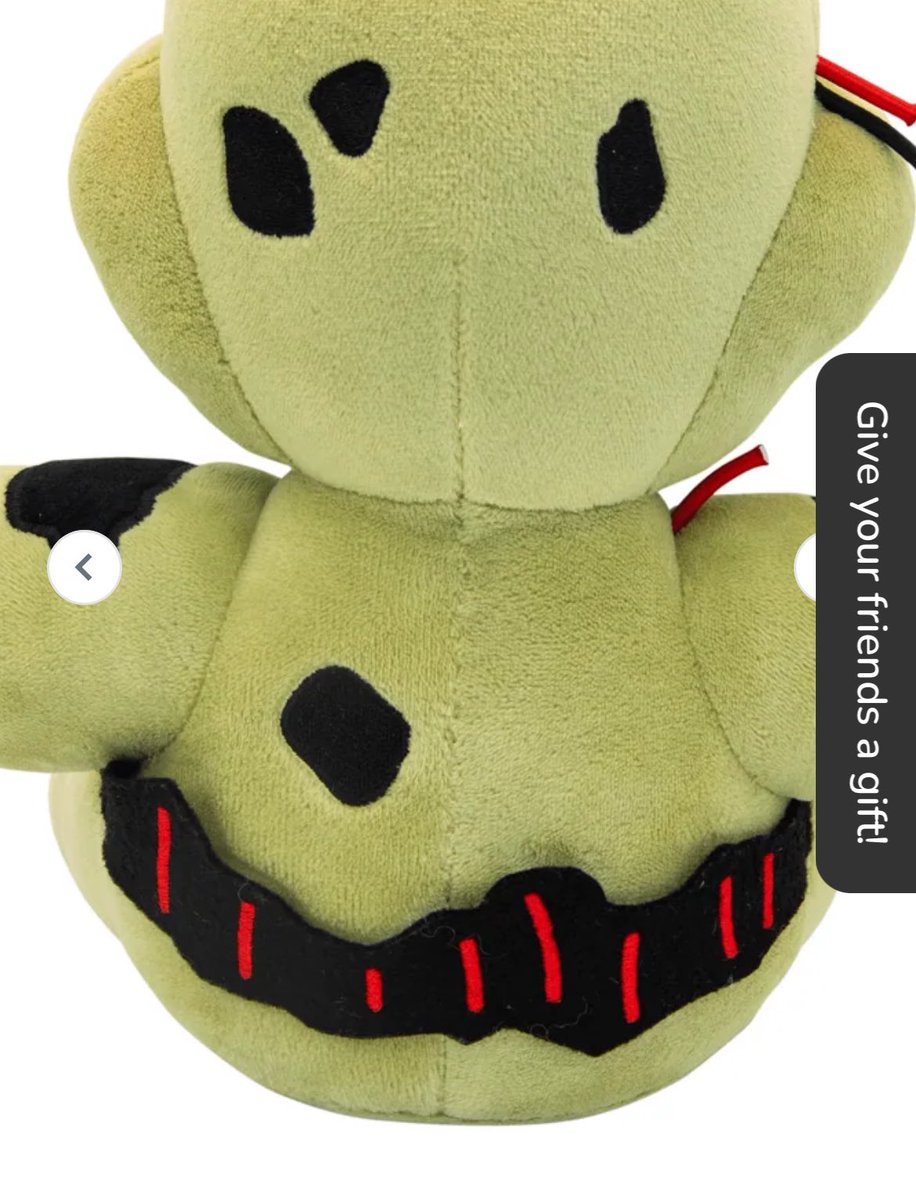 boycryptid's tweet photo. @TeamSanshee actually the worst springtrap plush i’ve ever seen. and the back looks AWFUL. you can see the gaps where the stupid felt strip isnt fully attached. no WAY is this worth the same $57cad as the plushtrap that looks miles better in quality AND design… https://t.co/YANQGXoHnw